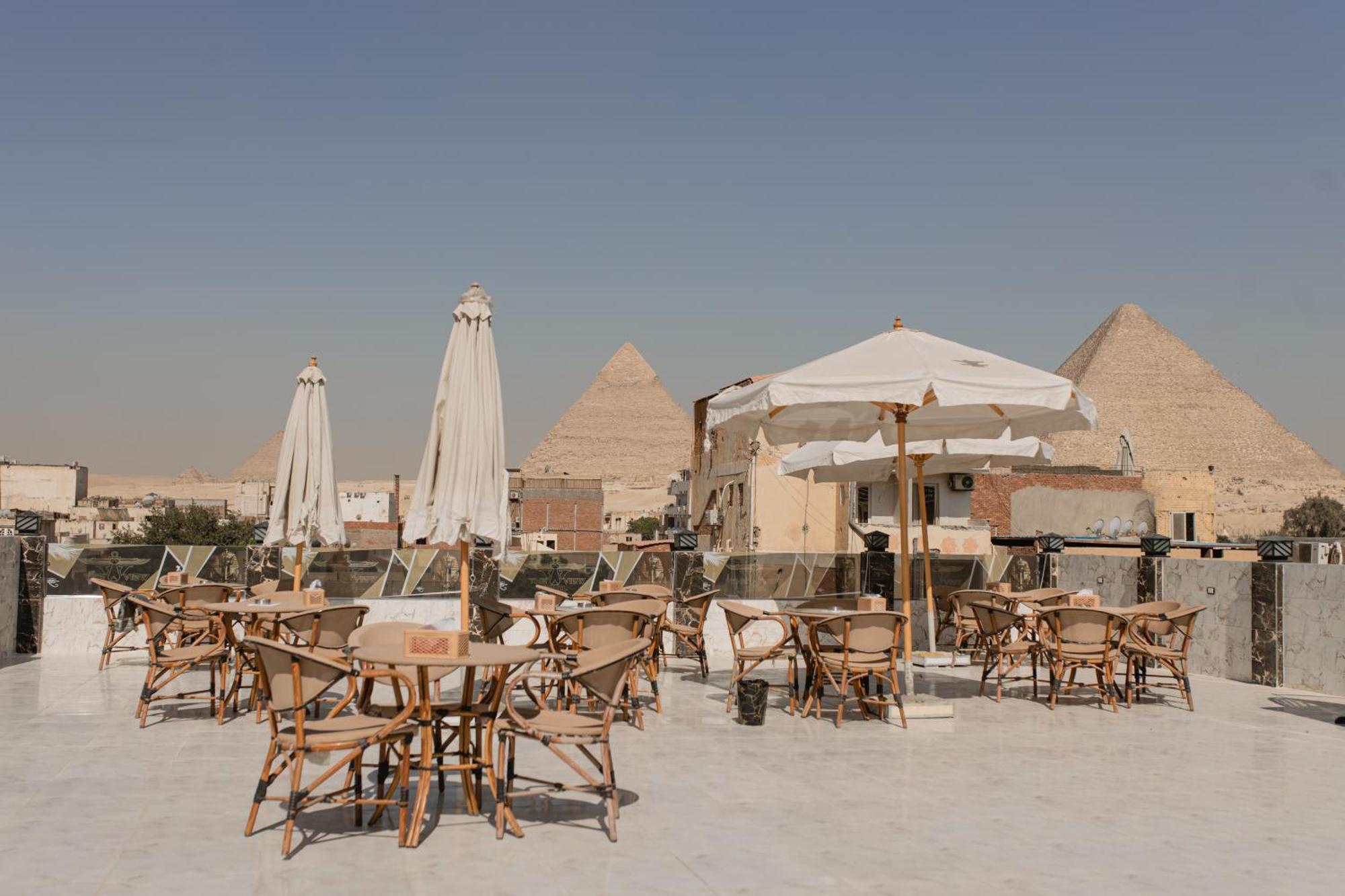 The View Pyramids Hotel Kafret el-Gabal Eksteriør bilde